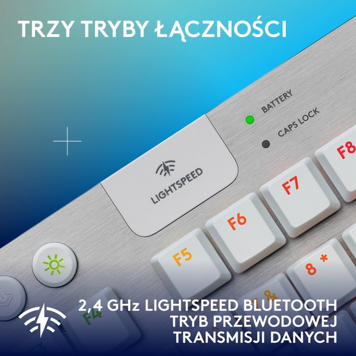 Logitech G915 X Lightspeed TKL Blanco