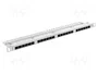 Lanberg Patch Panel 24 puertos categoría 5e UTP 0.5U gris