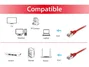 Equip Cable de red Cat6a S/FTP 0,5m Rojo RJ-45