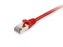 Equip Cable de red Cat6a S/FTP 0,5m Rojo RJ-45