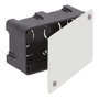 Solera Caja Rectangular 361 PVC Negro/Blanco 105x60x45mm con Tornillos