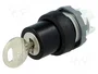 ABB M2SSK1-101 Interruptor Rotativo con Llave 22mm Negro