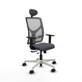 PIQUERAS Y CRESPO Silla de oficina Motilla con mecanismo Sincro/Traslack Gris