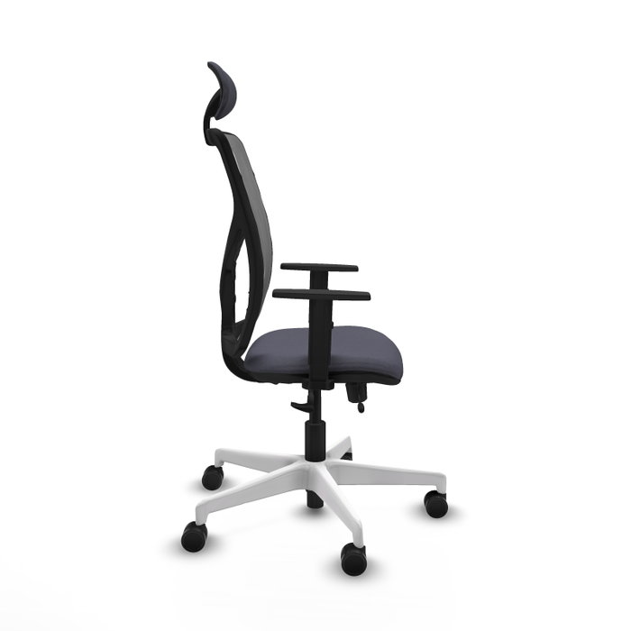PIQUERAS Y CRESPO Silla de oficina Motilla con mecanismo Sincro/Traslack Gris
