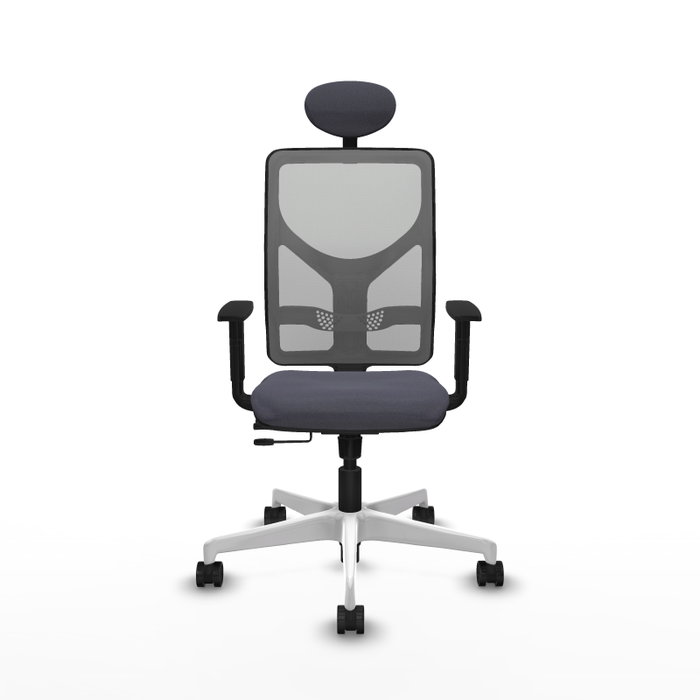 PIQUERAS Y CRESPO Silla de oficina Motilla con mecanismo Sincro/Traslack Gris