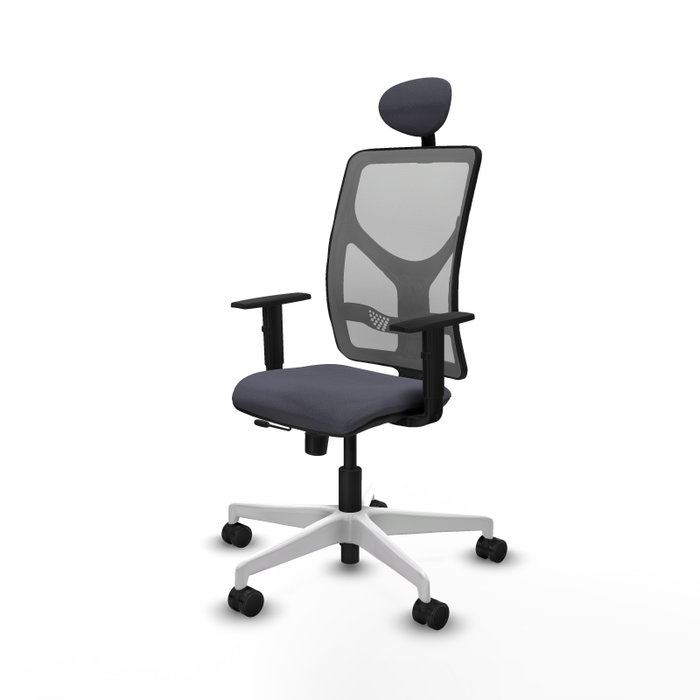 PIQUERAS Y CRESPO Silla de oficina Motilla con mecanismo Sincro/Traslack Gris