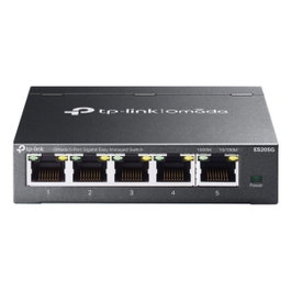 TP-Link Omada ES205GP Switch Gestionado Gigabit con 4 Puertos PoE+