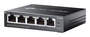 TP-Link Omada ES205GP Switch Gestionado Gigabit Ethernet 5 Puertos, 4 Puertos PoE+ (30W), 10 Gbps, Montaje Pared, Negro