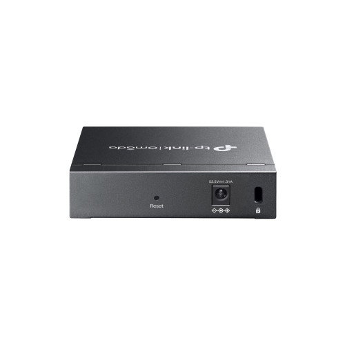 TP-LINK Switch Gestionado Omada ES205GP con 4 Puertos PoE+ (65W), 5 Puertos Gigabit, Integración Omada SDN, Acero, Sin Ventilador