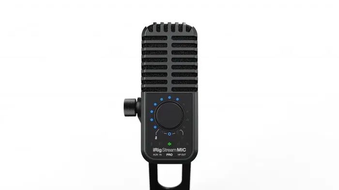 IKMULTIMED Irig Stream Mic Pro Micrófono para Streaming con Dimensiones de 28.7 x 6.3 x 10 cm
