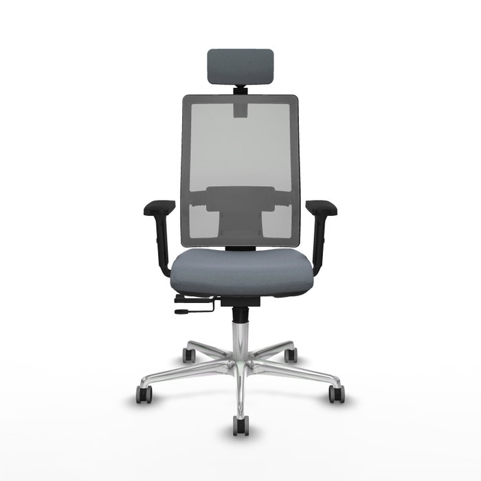 PIQUERAS Y CRESPO Silla de oficina Horna Gris con mecanismo Sincro/Traslack PIQUERAS Y CRESPO Silla de oficina Horna Gris con mecanismo Sincro/Traslack