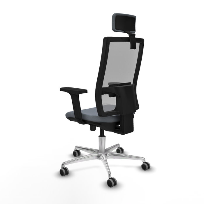 PIQUERAS Y CRESPO Silla de oficina Horna Gris con mecanismo Sincro/Traslack PIQUERAS Y CRESPO Silla de oficina Horna Gris con mecanismo Sincro/Traslack