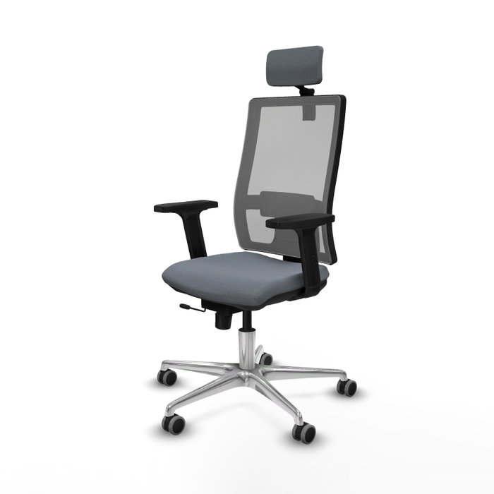 PIQUERAS Y CRESPO Silla de oficina Horna Gris con mecanismo Sincro/Traslack PIQUERAS Y CRESPO Silla de oficina Horna Gris con mecanismo Sincro/Traslack