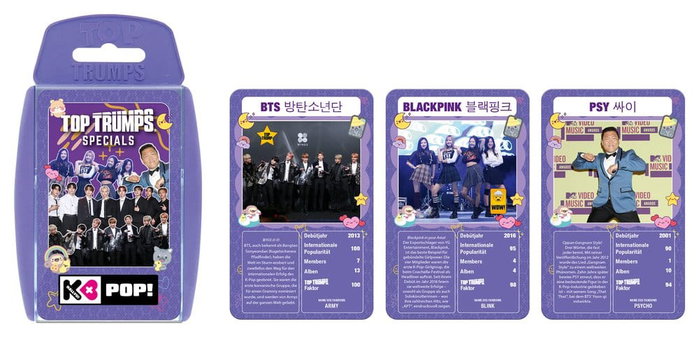 K-Pop Juego de Cartas Top Trumps *Edición Alemán* K-Pop Juego de Cartas Top Trumps *Edición Alemán*