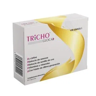 GLOCAL Trichoglocal 30Cap. - Suplemento Cabello Piel Uñas con Zinc, Vitamina E, Biotina y Componentes Naturales - 30 Cápsulas GLOCAL Trichoglocal 30Cap. - Suplemento Cabello Piel Uñas con Zinc, Vitamina E, Biotina y Componentes Naturales - 30 Cápsulas