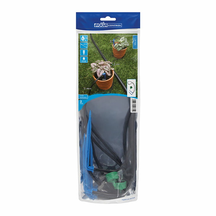 Aqua Control Kit stopper con estaca 4 l/h Aqua Control Kit stopper con estaca 4 l/h