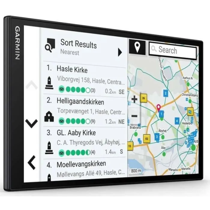 Garmin DriveSmart 86 MT-S - Navegador GPS con Pantalla Táctil de 8 Pulgadas, Mapas Actualizables, Android Auto, Apple CarPlay y Alertas de Cámaras de Tráfico