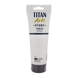 Titan Arts Acrílico Study Blanco Titanio Tubo 250ml nº1