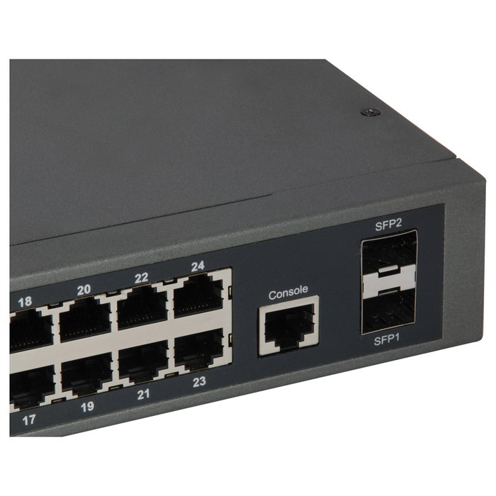 LevelOne GEP-2652 Switch 24x PoE+ 2x SFP Gigabit