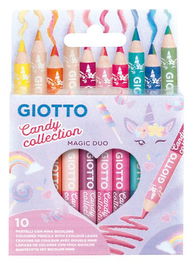 Lapices De Colores Giotto Candy Duo Color Estuche De 10