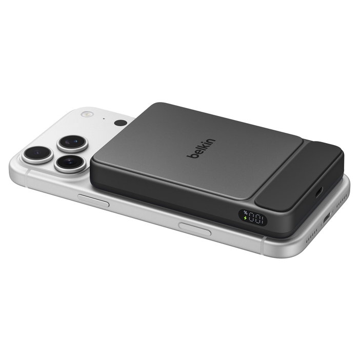 Belkin UltraCharge Pro Slim Magnetic Power Bank 10.000 mAh Qi2 25W PD 30W Black Belkin UltraCharge Pro Slim Magnetic Power Bank 10.000 mAh Qi2 25W PD 30W Black