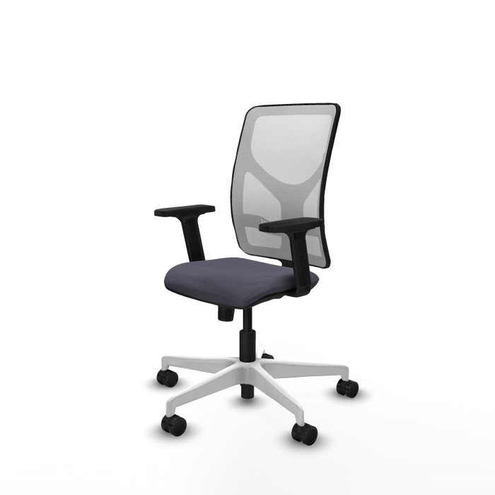 PIQUERAS Y CRESPO Silla de oficina Motilla con mecanismo Sincro, Gris oscuro y Blanco PIQUERAS Y CRESPO Silla de oficina Motilla con mecanismo Sincro, Gris oscuro y Blanco