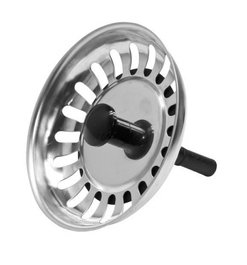 Tapón de fregadero con rejilla de acero inoxidable 115 mm