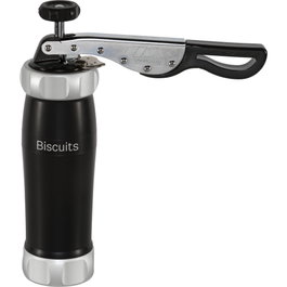 Marcato Pastry Press black, Prensa para repostería con 20 moldes
