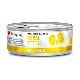 Disugual Diet Cat Renal Pollo 12x85 gr Alimento Húmedo para Gatos