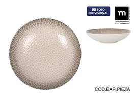 La Mediterranea Plato Hondo Milo Monaco Brillo 21cm