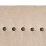 Cabecero Beige Tejido Dormitorio 165 X 7 X 130 cm