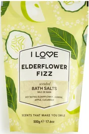 I Love Sal de baño Signature Collection Fizz de saúco 500 g