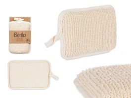Berilo Esponja Fina Normal Tejido Natural 11 x 16.5 x 2 cm (Algodón, Espuma, Poliéster) (Set de 24)