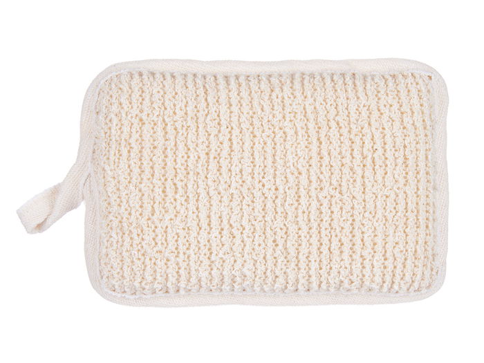 Berilo Esponja Fina Normal Tejido Natural 11 x 16.5 x 2 cm (Algodón, Espuma, Poliéster) (Set de 24)