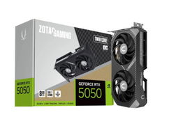 Zotac NVIDIA GeForce RTX 5050 Twin Edge OC 8GB GDDR6 Tarjeta Gráfica ZT-B50500H-10M con 2 Ventiladores