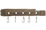 DKD Home Decor Perchero Pared Natural 99 x 3 x 31 cm con 3 Ganchos