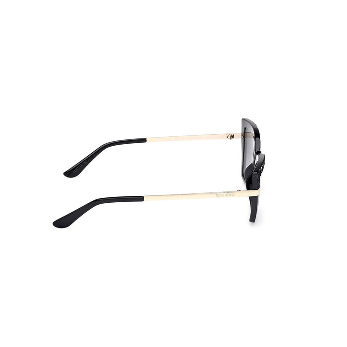 GUESS Gafas de Sol GU00216-01B para Mujer - Gafas Rectangulares con Lente 53 mm, Puente 17 mm, Patilla 140 mm