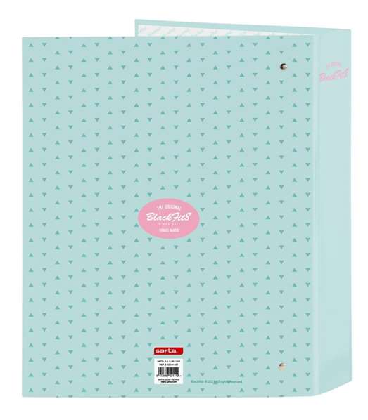 Carpeta de anillas BlackFit8 Enjoy Verde A4 27 x 33 x 6 cm Carpeta de anillas BlackFit8 Enjoy Verde A4 27 x 33 x 6 cm