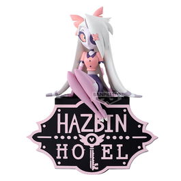 Banpresto Figura Monitor Top Hazbin Hotel Vaggie Versión B PVC Coleccionable para Borde de Pantalla