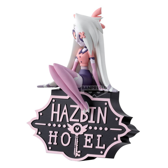 Banpresto Figura Monitor Top Hazbin Hotel Vaggie Versión B PVC Coleccionable para Borde de Pantalla
