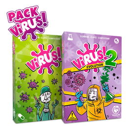 Tranjis Games Sl Pack Virus! + Virus! 2 Incluye Virus! y Virus! 2 Expansión