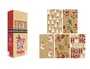 Basika Papel de regalo kraft Navidad diseños surtidos 70 x 200 cm