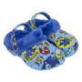 Zapatillas De Casa Zueco Borreguillo Sonic Azul 32-33