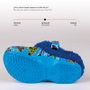 Zapatillas De Casa Zueco Borreguillo Sonic Azul 32-33