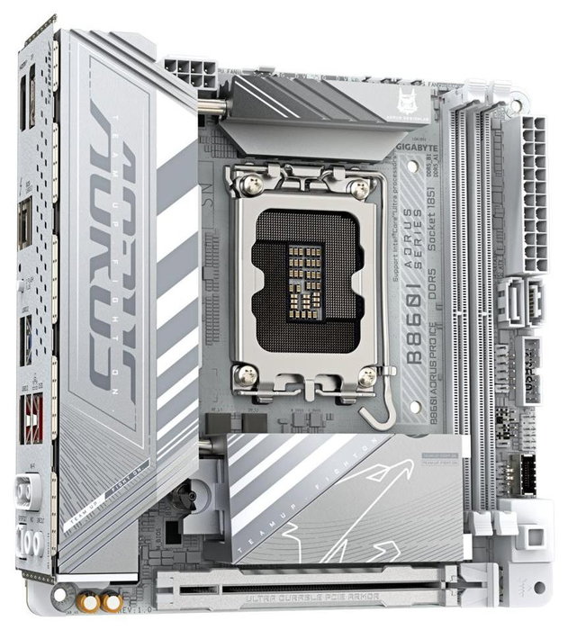 Gigabyte B860I AORUS PRO ICE White Mini ITX DDR5