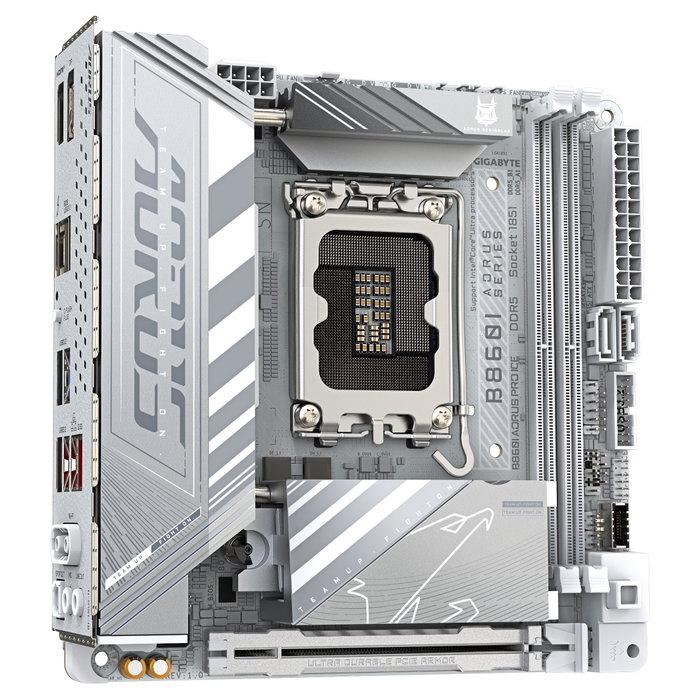 Gigabyte B860I AORUS PRO ICE Blanco Gigabyte B860I AORUS PRO ICE Blanco