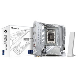 Gigabyte B860I AORUS PRO ICE Placa Base Mini ITX - Intel LGA 1851, DDR5 9200MHz, WiFi 7, Thunderbolt 4, PCIe 5.0, M.2, LAN 2.5 GbE, Blanco