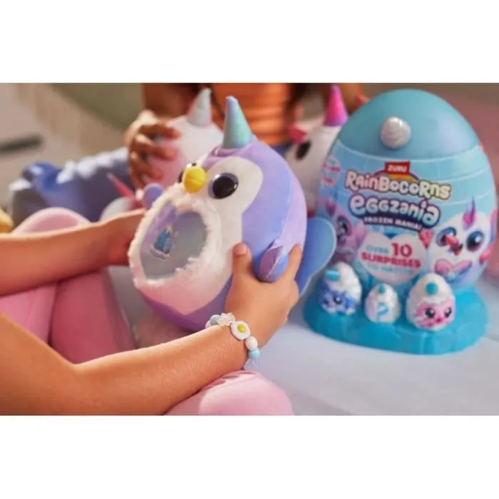 Zuru Huevo de peluche sorpresa RAINBOCORNS Eggzania Frozen Mania Tema helado Peluche con accesorios incluidos ZUR1755902011444 Zuru Huevo de peluche sorpresa RAINBOCORNS Eggzania Frozen Mania Tema helado Peluche con accesorios incluidos ZUR1755902011444