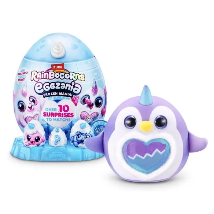 Zuru Huevo de peluche sorpresa RAINBOCORNS Eggzania Frozen Mania Tema helado Peluche con accesorios incluidos ZUR1755902011444 Zuru Huevo de peluche sorpresa RAINBOCORNS Eggzania Frozen Mania Tema helado Peluche con accesorios incluidos ZUR1755902011444