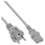 InLine Cable de alimentación 16647D C13 a CEE7/7, 5m, Gris